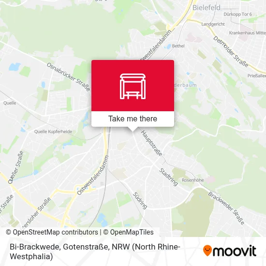 Bi-Brackwede, Gotenstraße map