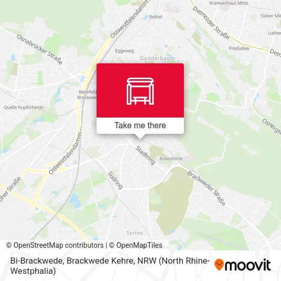 Карта Bi-Brackwede, Brackwede Kehre
