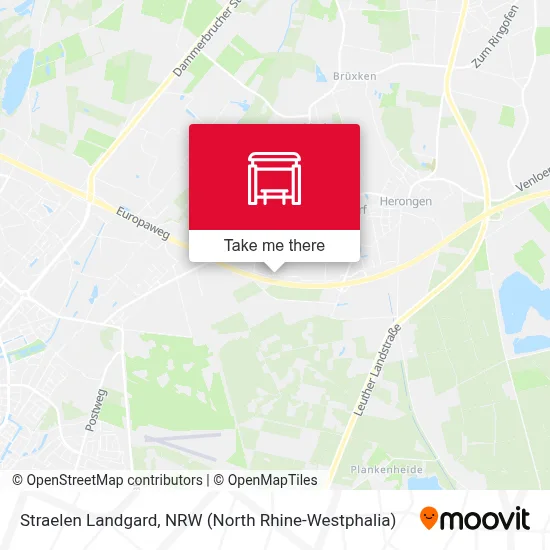 Straelen Landgard map