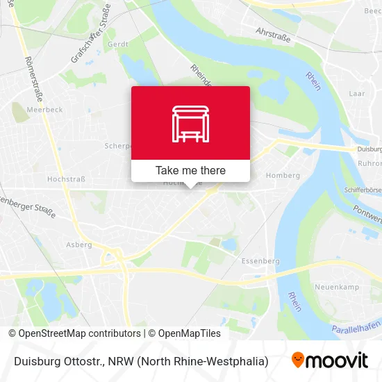 Карта Duisburg Ottostr.