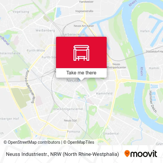 Карта Neuss Industriestr.