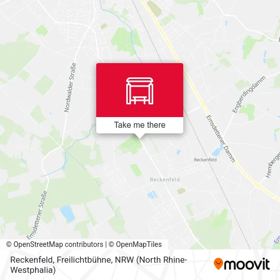 Карта Reckenfeld, Freilichtbühne