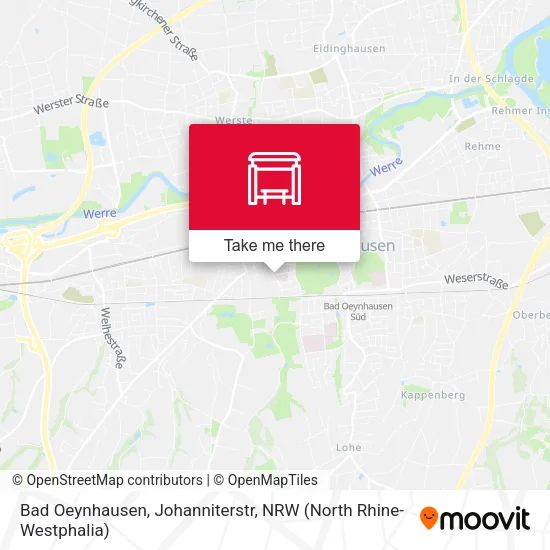 Карта Bad Oeynhausen, Johanniterstr