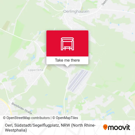 Карта Oerl, Südstadt/Segelflugplatz