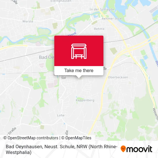 Карта Bad Oeynhausen, Neust. Schule
