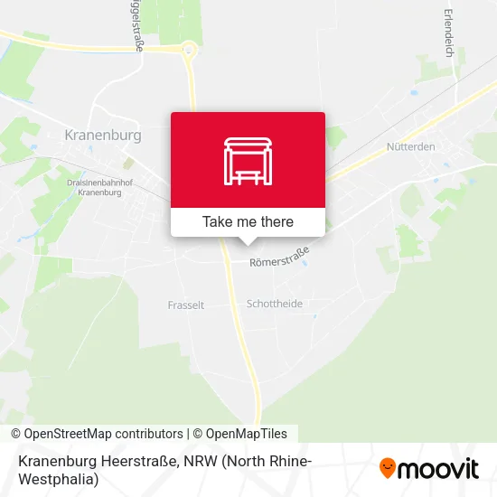 Карта Kranenburg Heerstraße