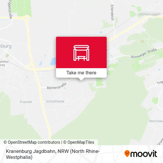 Карта Kranenburg Jagdbahn