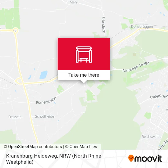 Карта Kranenburg Heideweg