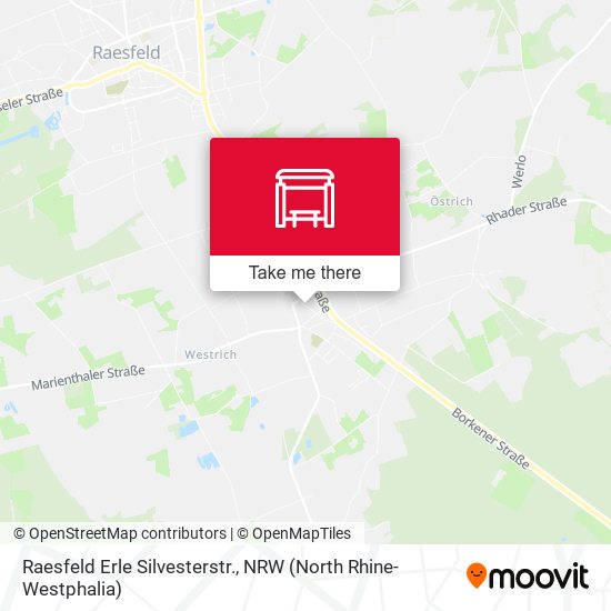 Raesfeld Erle Silvesterstr. map