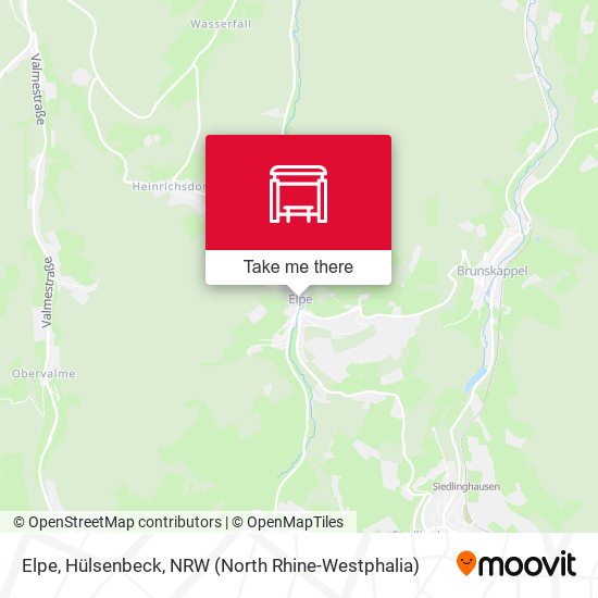 Elpe, Hülsenbeck map