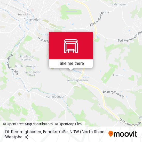 Dt-Remmighausen, Fabrikstraße map