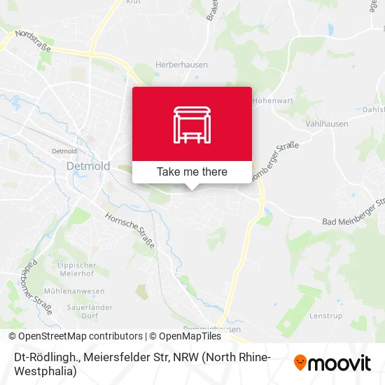 Dt-Rödlingh., Meiersfelder Str map
