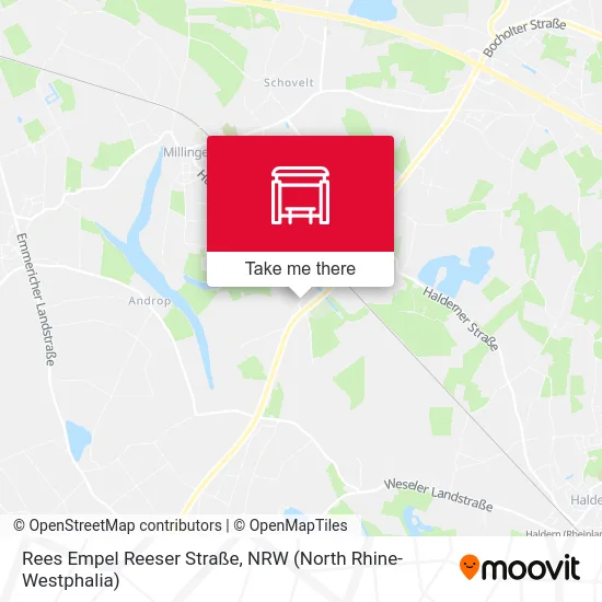 Rees Empel Reeser Straße map