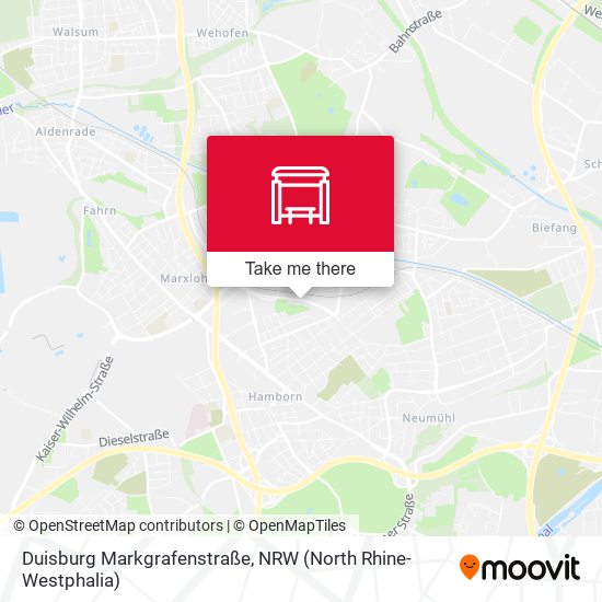 Duisburg Markgrafenstraße map