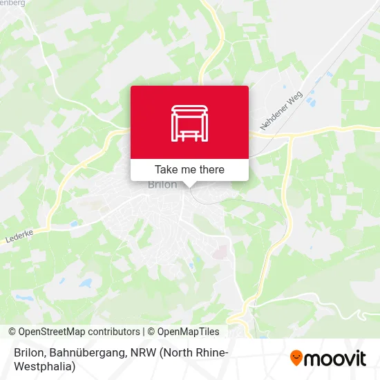 Brilon, Bahnübergang map