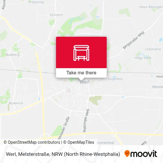 Werl, Melsterstraße map