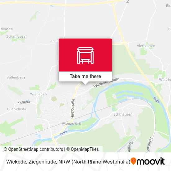 Wickede, Ziegenhude map