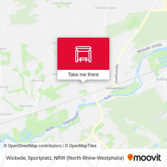 Wickede, Sportplatz map