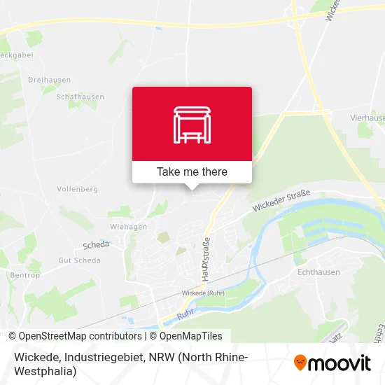 Wickede, Industriegebiet map