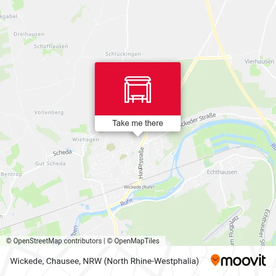 Wickede, Chausee map