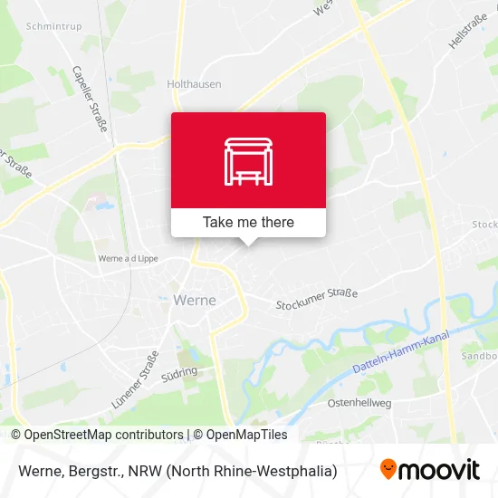 Werne, Bergstr. map