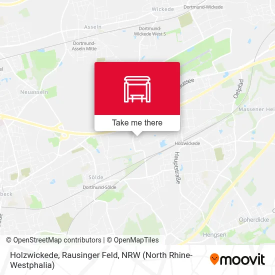 Holzwickede, Rausinger Feld map