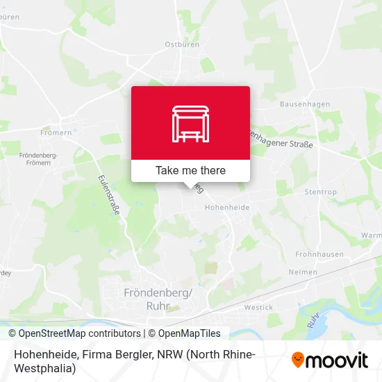 Hohenheide, Firma Bergler map