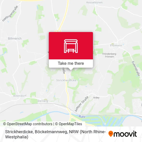 Strickherdicke, Böckelmannweg map