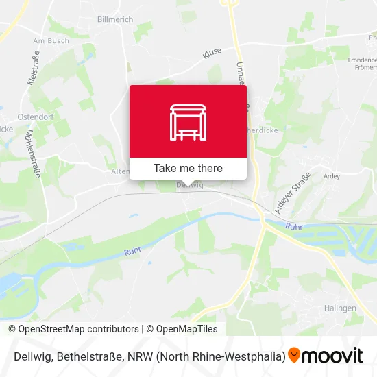 Dellwig, Bethelstraße map