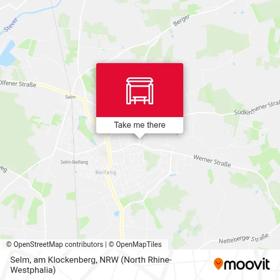 Selm, am Klockenberg map