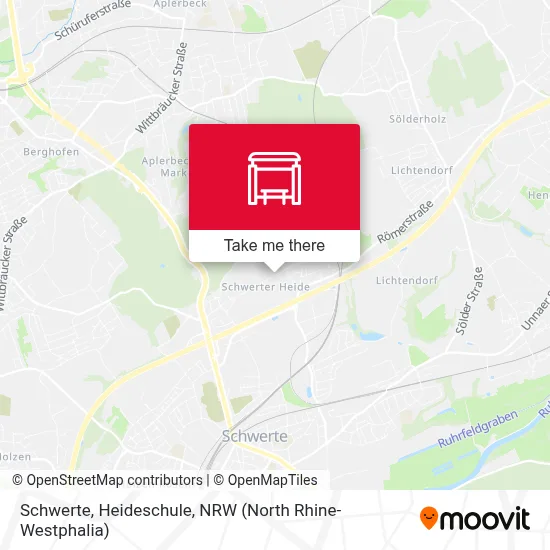 Schwerte, Heideschule map