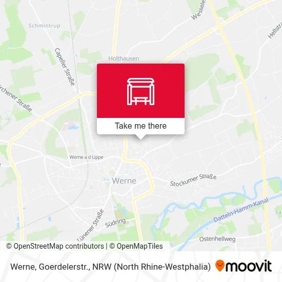 Werne, Goerdelerstr. map