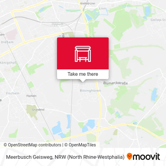 Карта Meerbusch Geisweg