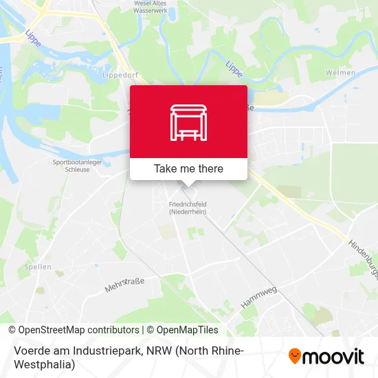 Voerde am Industriepark map