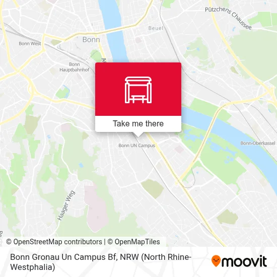 Bonn Gronau Un Campus Bf map