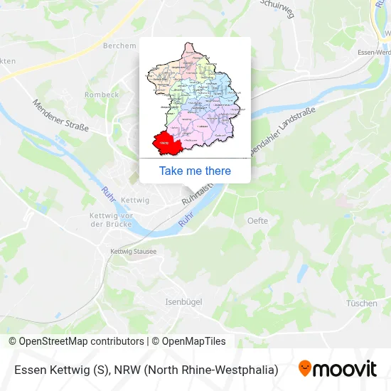 Essen Kettwig (S) map