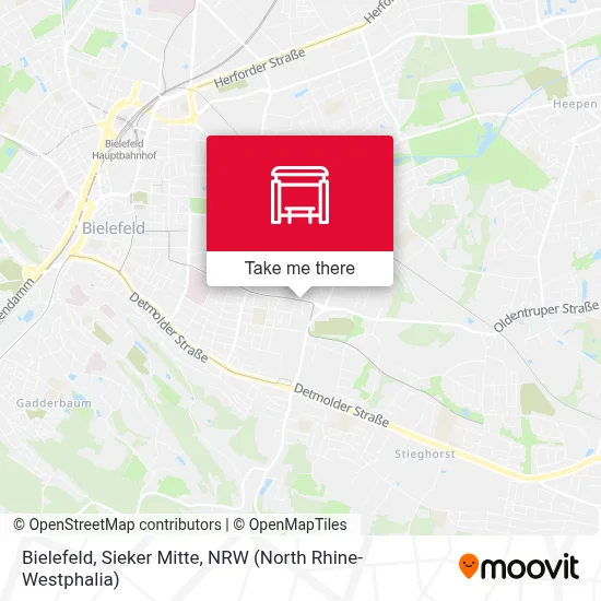 Bielefeld, Sieker Mitte map