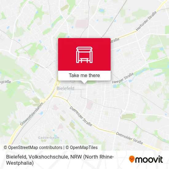Bielefeld, Volkshochschule map