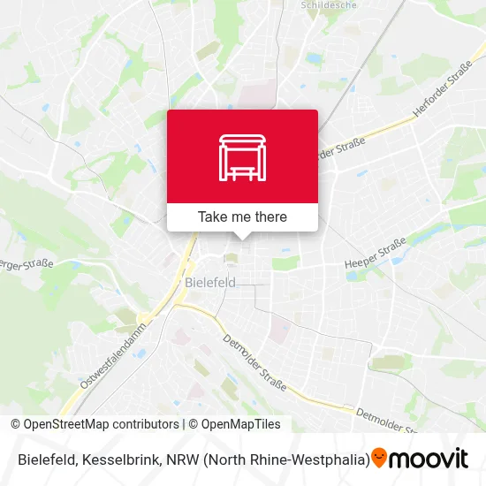 Bielefeld, Kesselbrink map