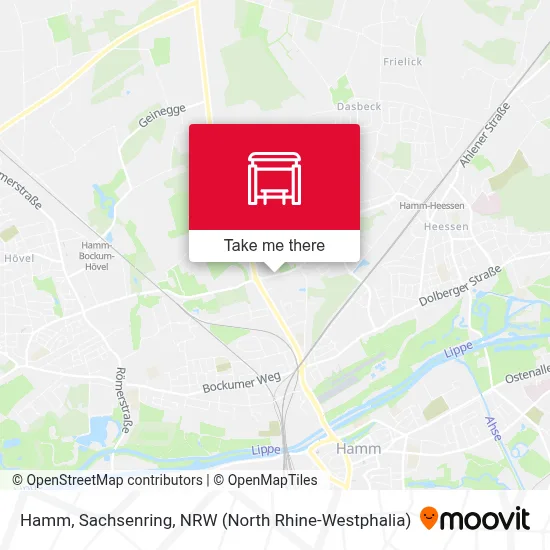 Hamm, Sachsenring map