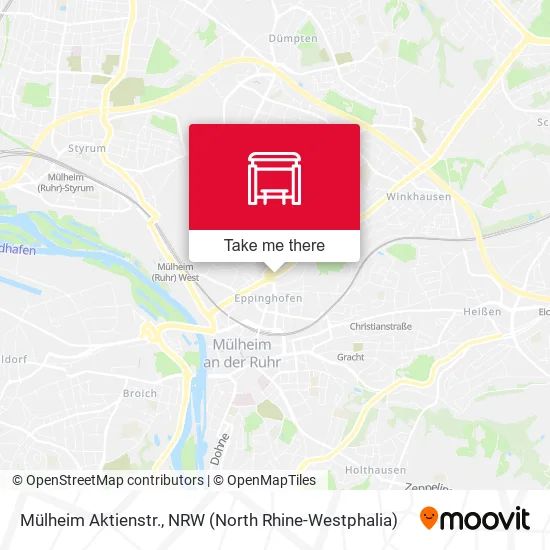 Карта Mülheim Aktienstr.