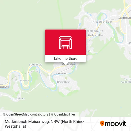 Mudersbach Meisenweg map