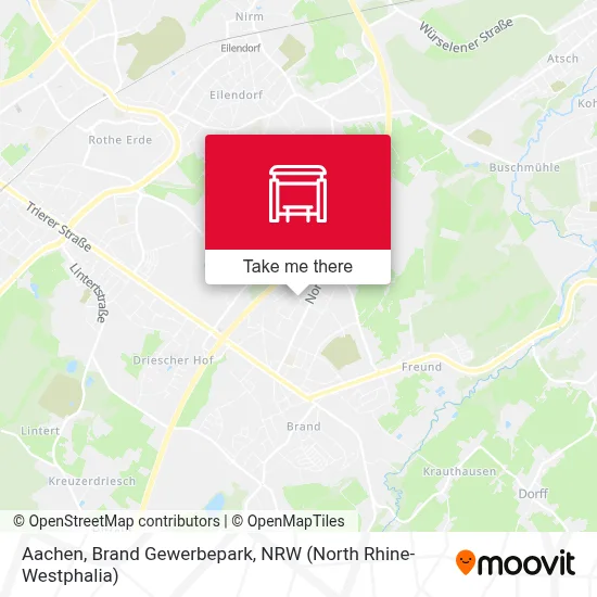 Aachen, Brand Gewerbepark map