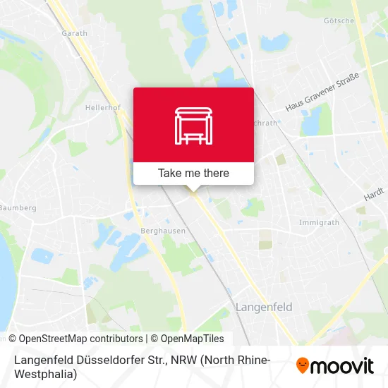Langenfeld Düsseldorfer Str. map