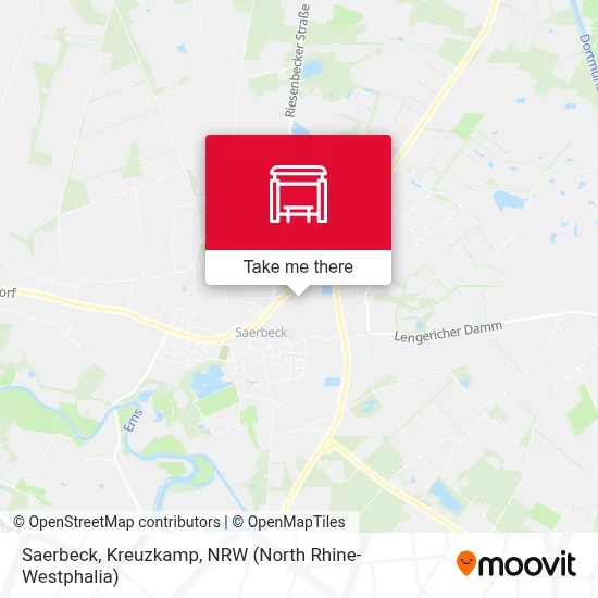 Saerbeck, Kreuzkamp map