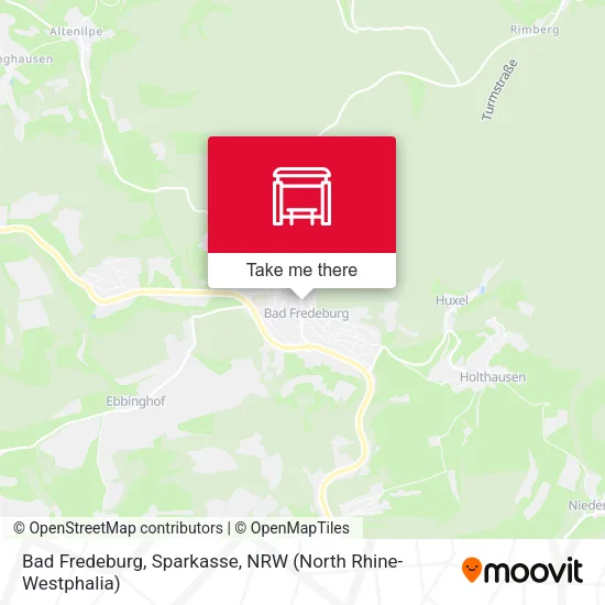 Bad Fredeburg, Sparkasse map