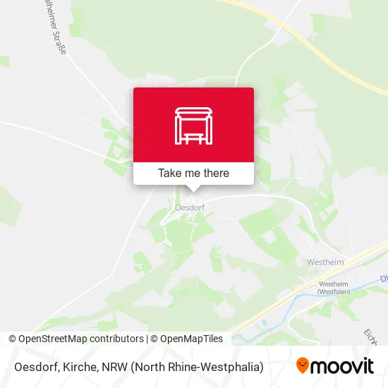 Карта Oesdorf, Kirche