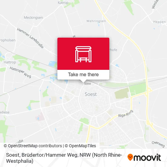 Карта Soest, Brüdertor/Hammer Weg