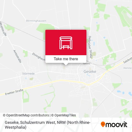 Geseke, Schulzentrum West map