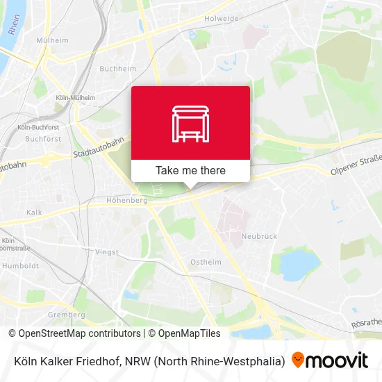 Köln Kalker Friedhof map